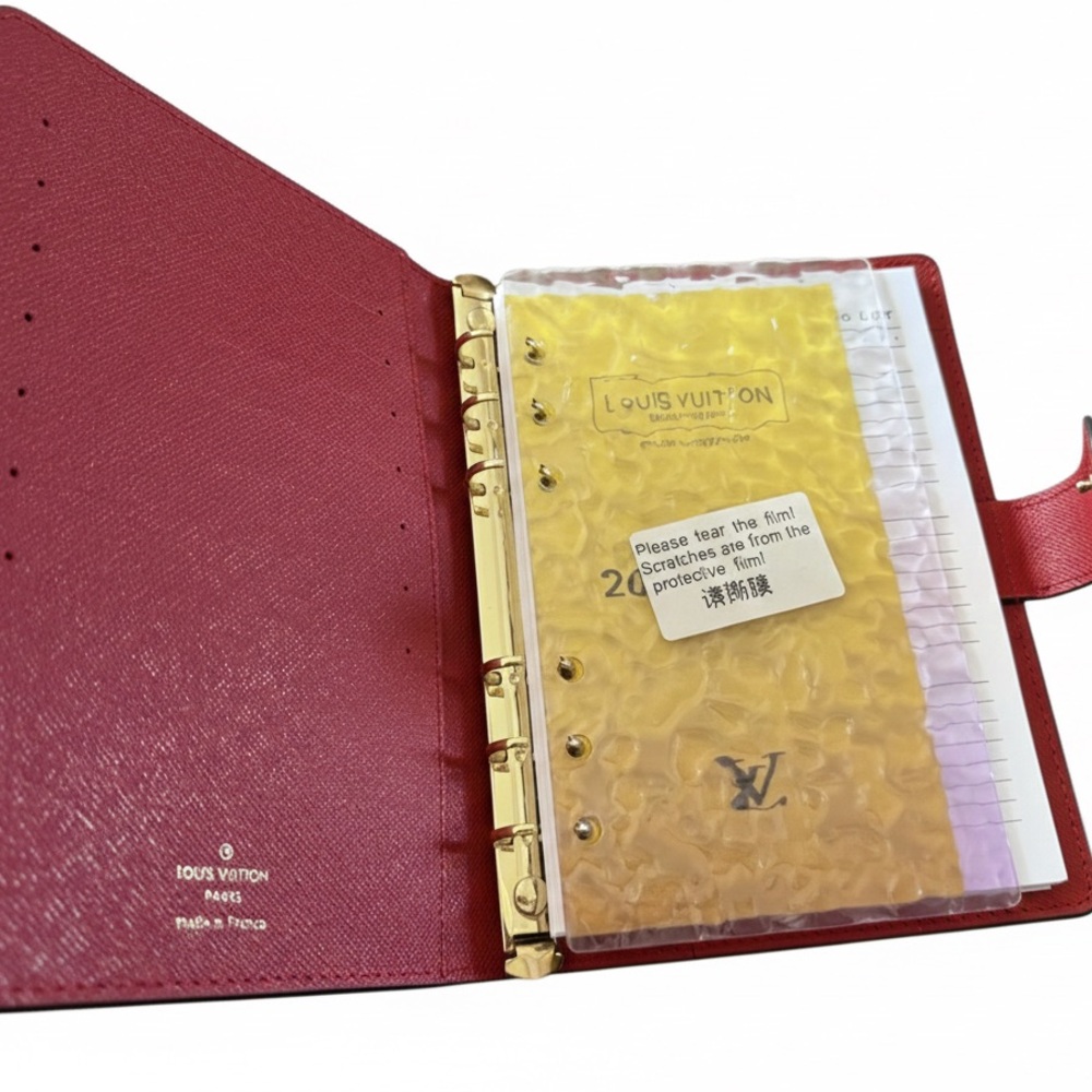 A6 Acrylic Textured Planner Purple Gradient Dashboard